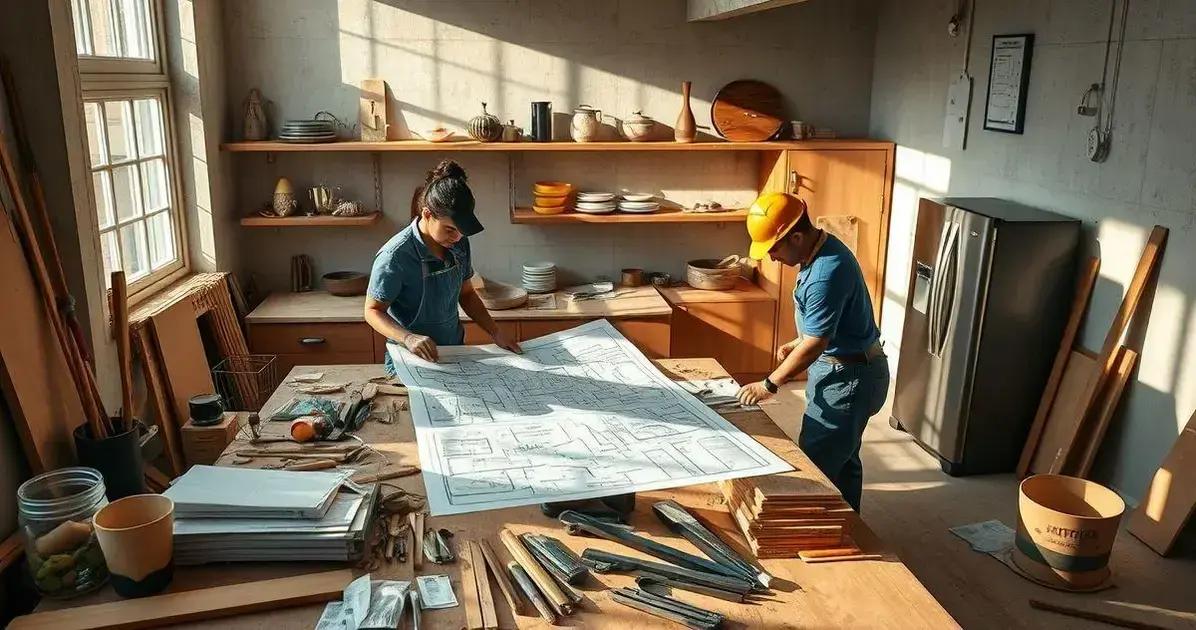 Cronograma de obra de cozinha