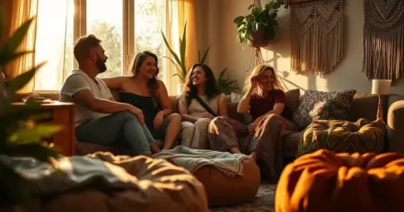 decoração boho chic