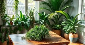 decoração com plantas