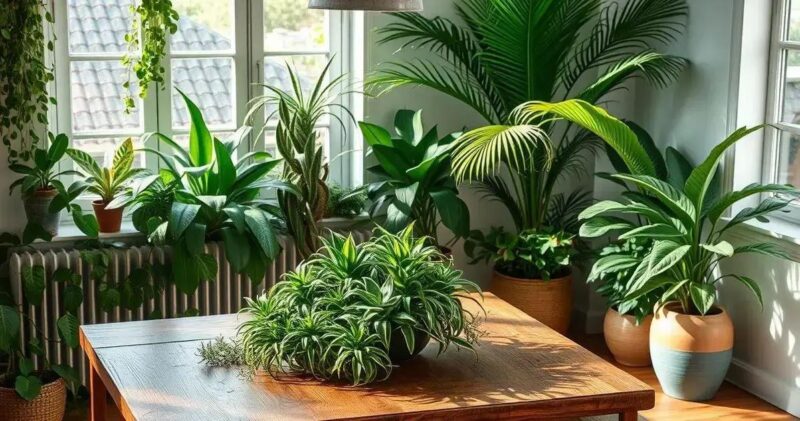 decoração com plantas