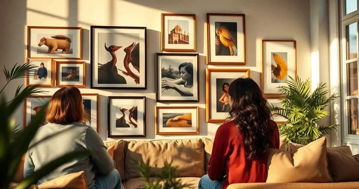 decoração com quadros