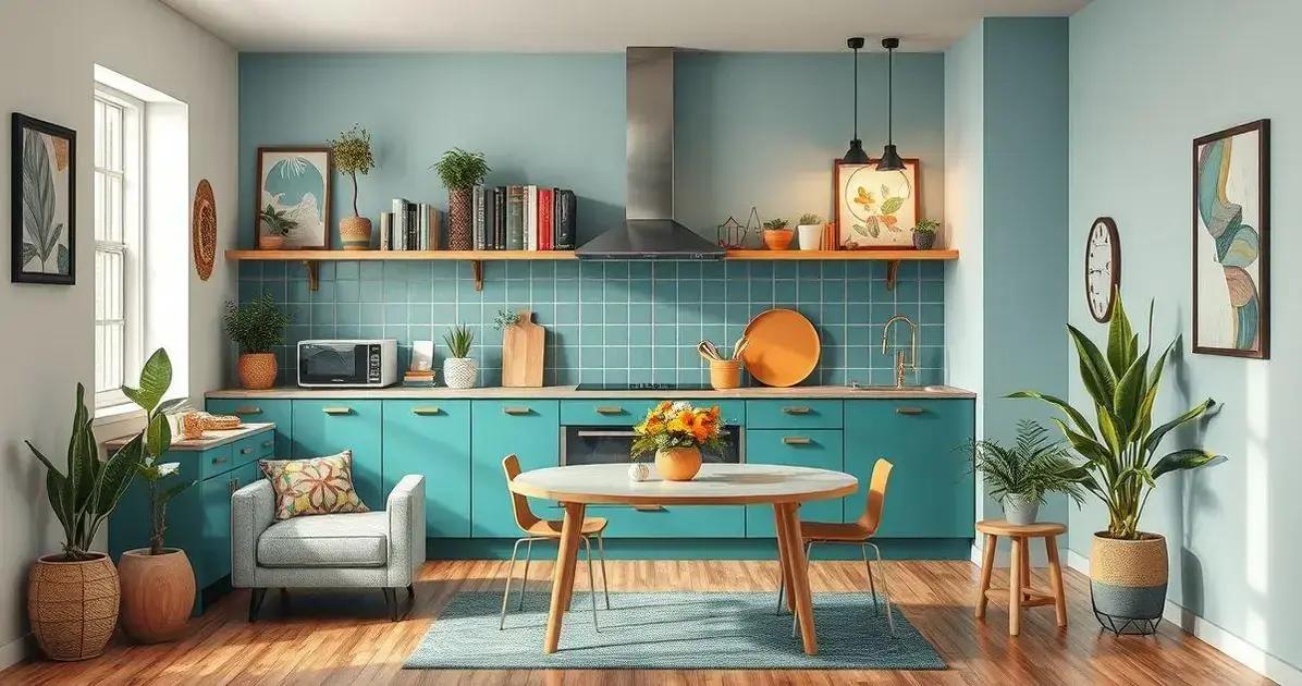 decoração de kitnet jovem