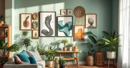 decoração de parede