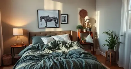 decoração de quarto com fotos
