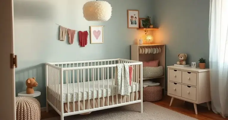 decoração de quarto de bebê menina