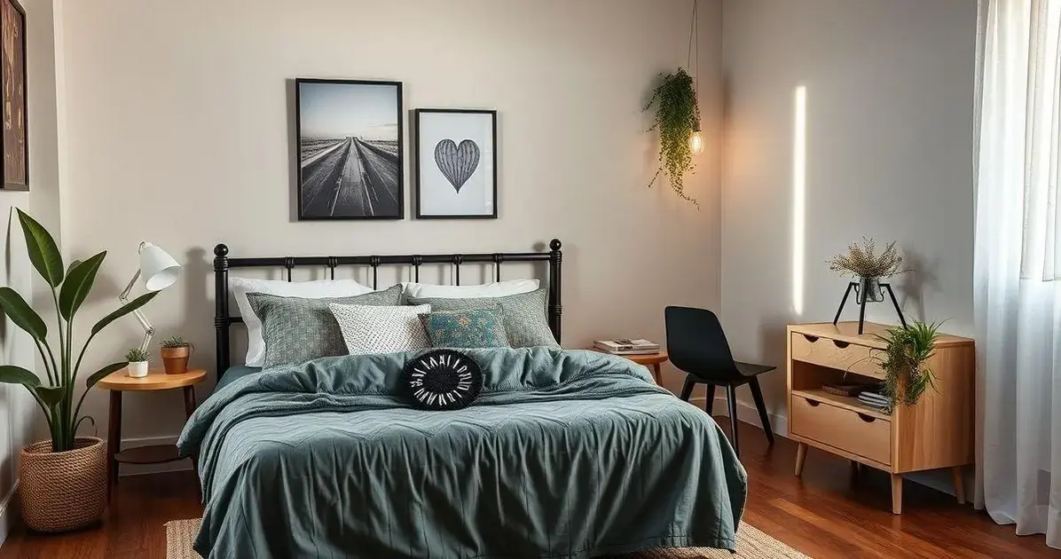 decoração de quarto de casal simples e barato