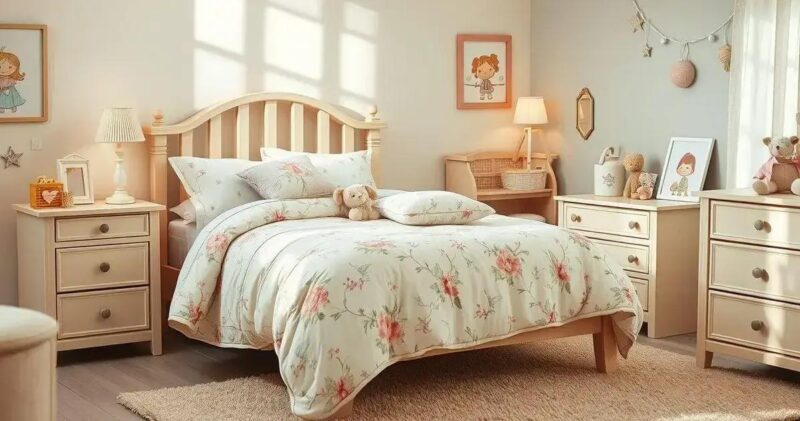 decoração de quarto de menina