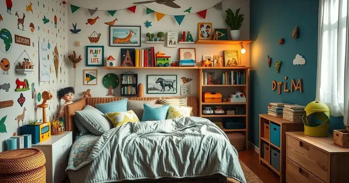 decoração de quarto de menino