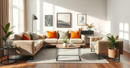 decoração de sala moderna