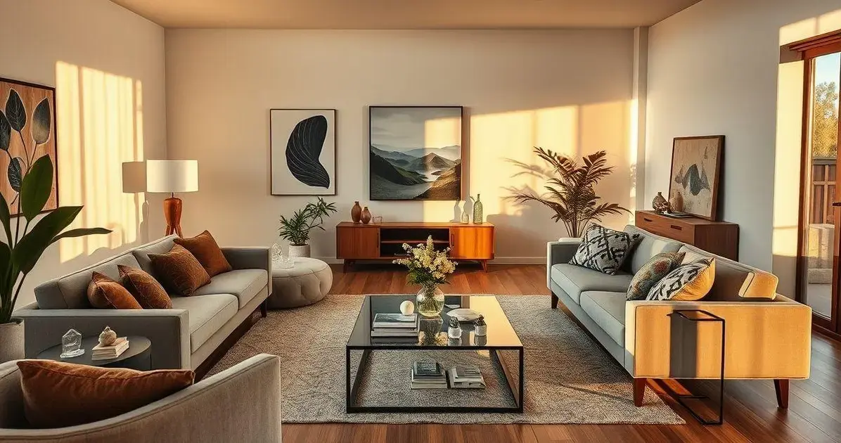 decoração de sala moderna