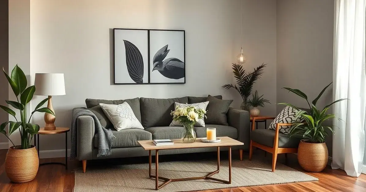 decoração de sala simples