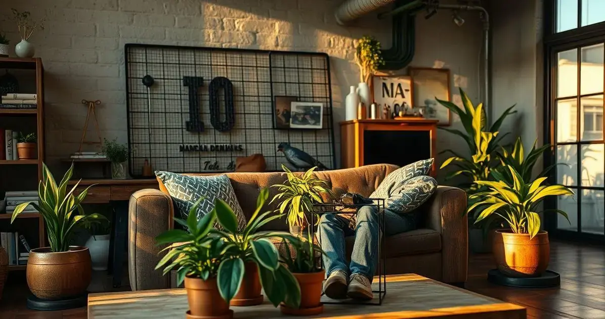 decoração estilo industrial