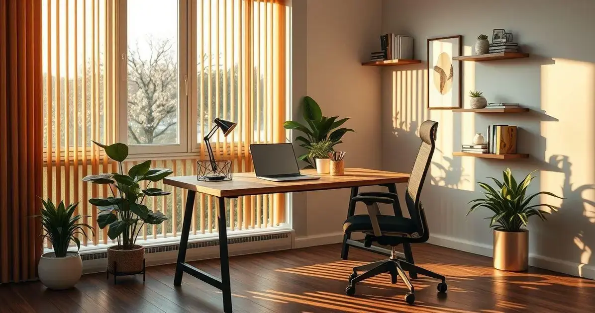 decoração home office