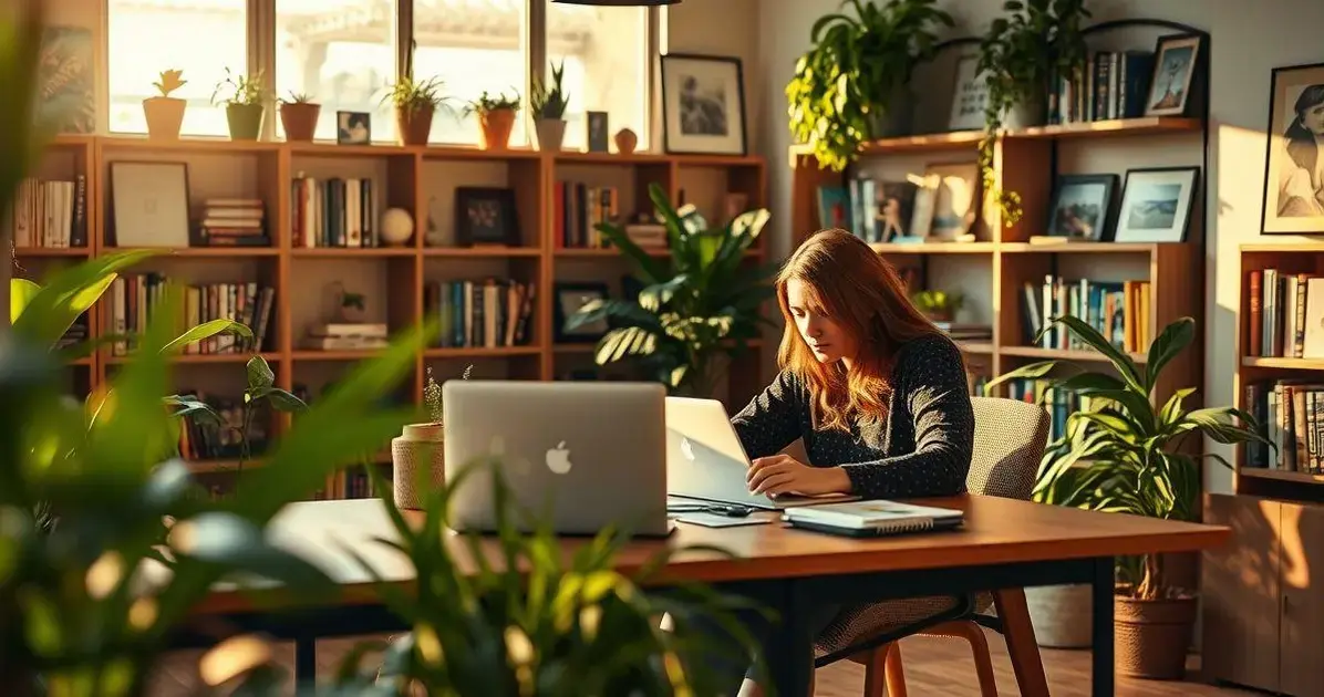decoração para home office de casal