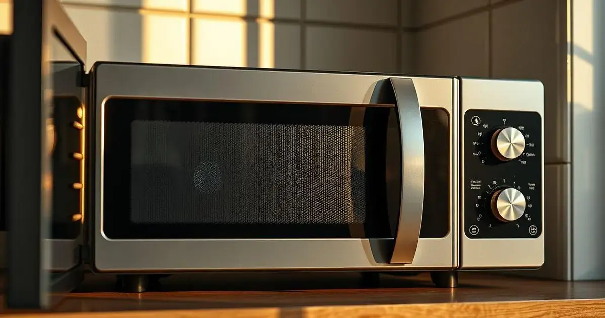 dicas para limpar o micro-ondas