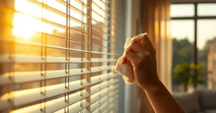 dicas para limpar persianas