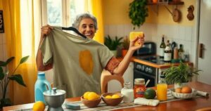 dicas para tirar manchas de gordura da roupa