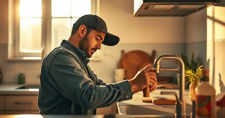 Encanamento de cozinha