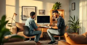 home office na sala