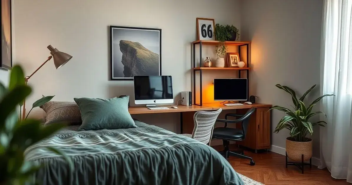 home office no quarto