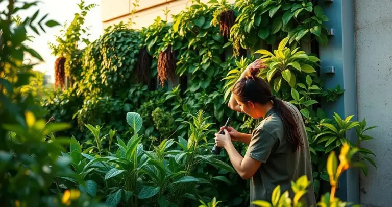 horta vertical como fazer