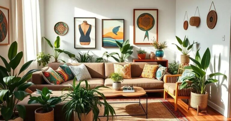 ideias baratas para decorar a sala