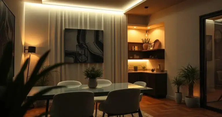 iluminação de led para casa