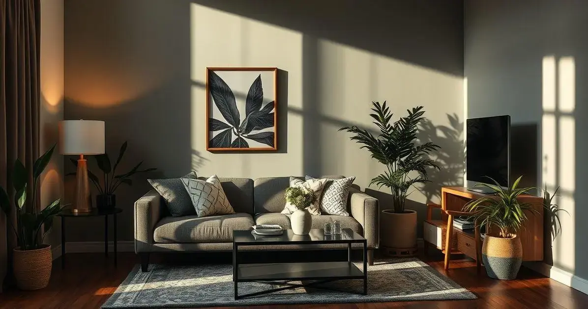 iluminação para sala