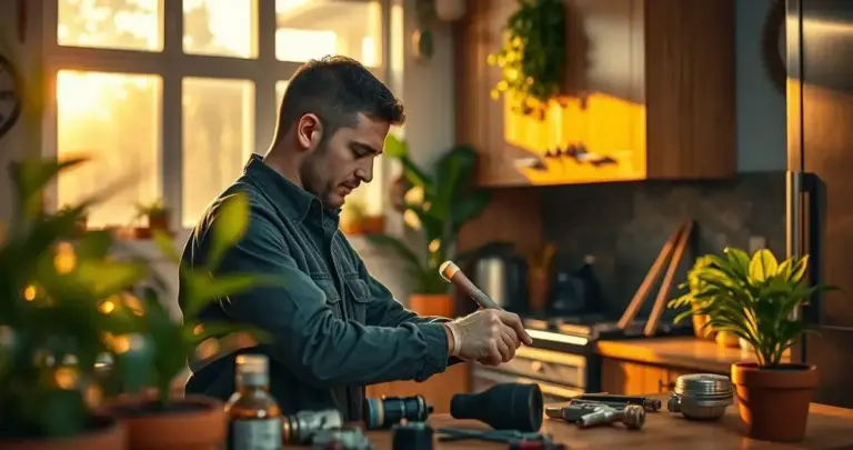 Instalação tubulação de gás cozinha