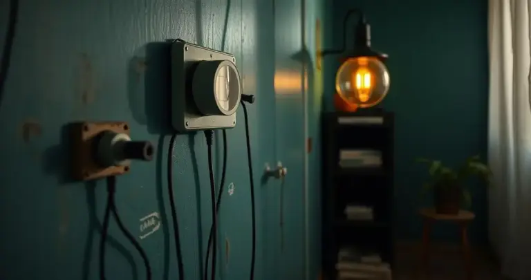 manutenção instalação eletrica antiga