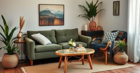 móveis boho chic