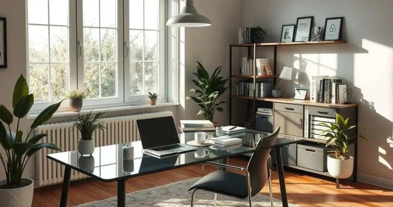 organização de home office