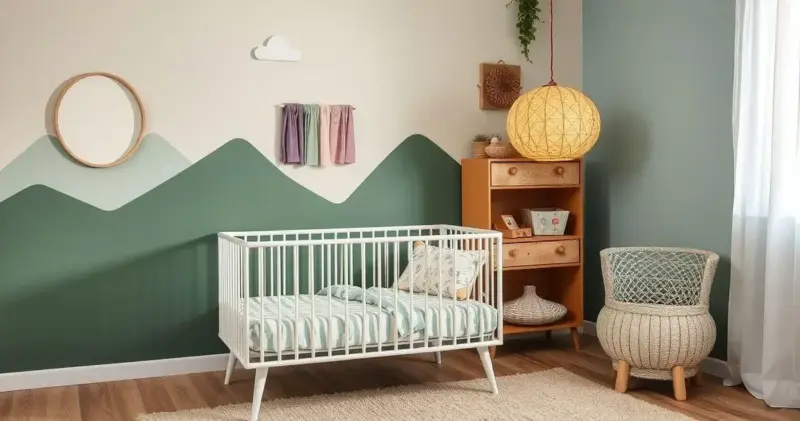 papel de parede para quarto de bebê