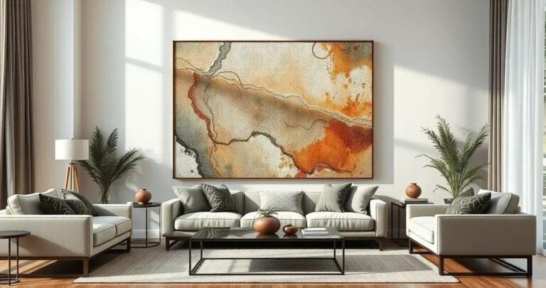 pintura textura parede sala