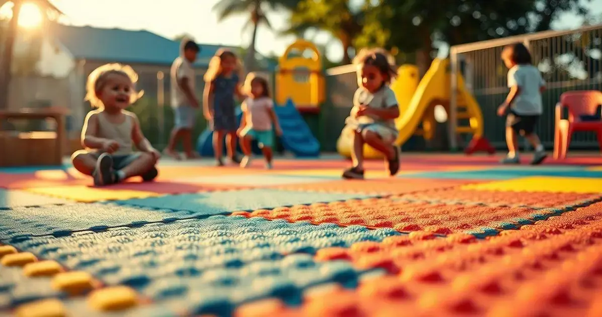 piso de borracha para playground externo