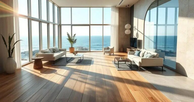 piso para apartamento na praia