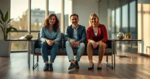 piso para sala de espera de consultório