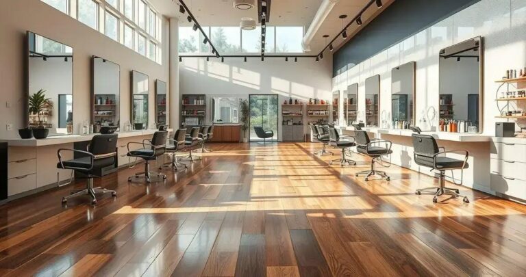 piso para salão de beleza
