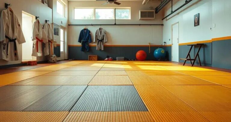 piso para tatame de artes marciais