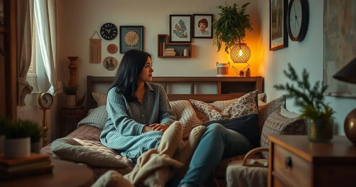 quarto de casal pequeno decorado