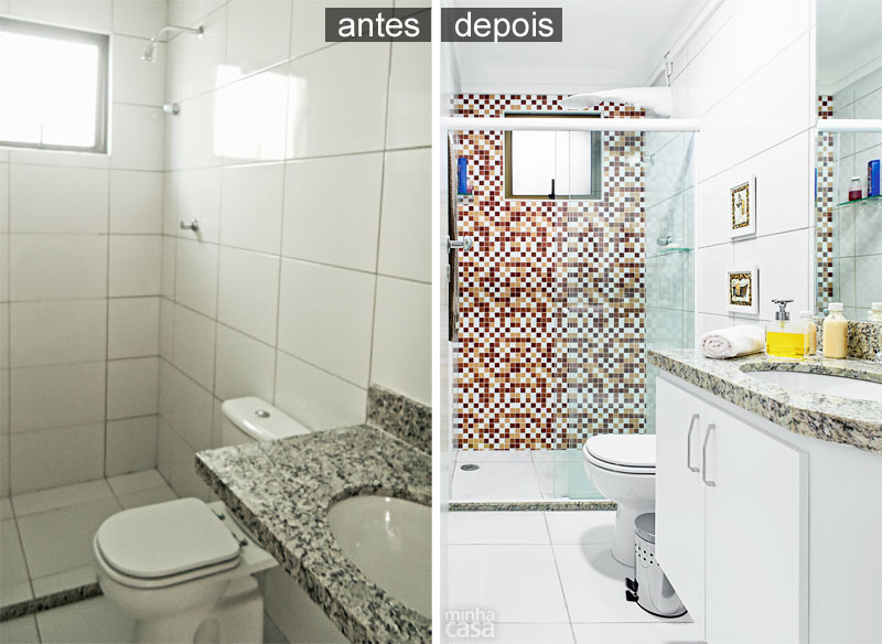 Banheiro decorado com adesivos fica ...