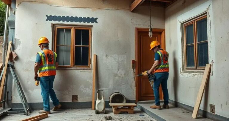 reforma estrutural casa antiga