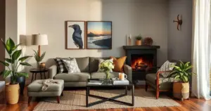 sala de estar decorada
