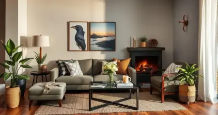 sala de estar decorada