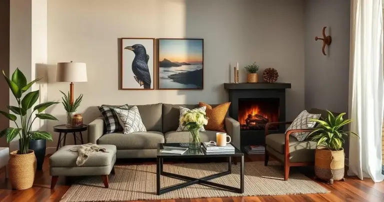 sala de estar decorada