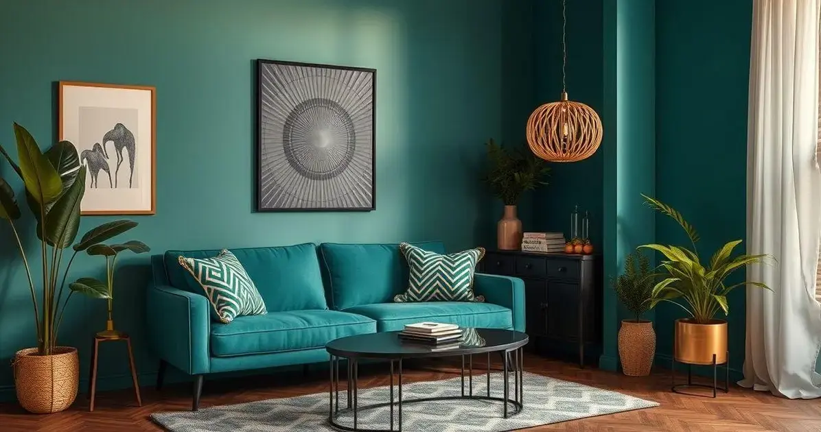 tendência cor do ano 2025 interiores