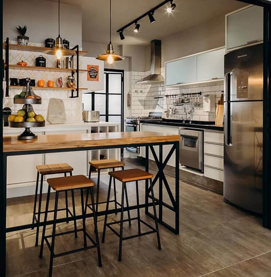 Cozinha Estilo Industrial: 80 ...