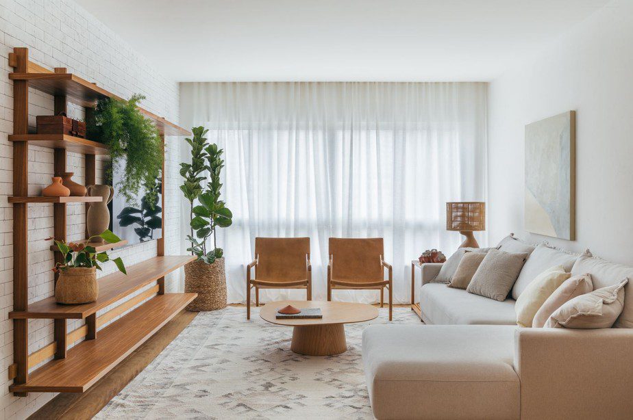 Decoração minimalista com texturas e ...