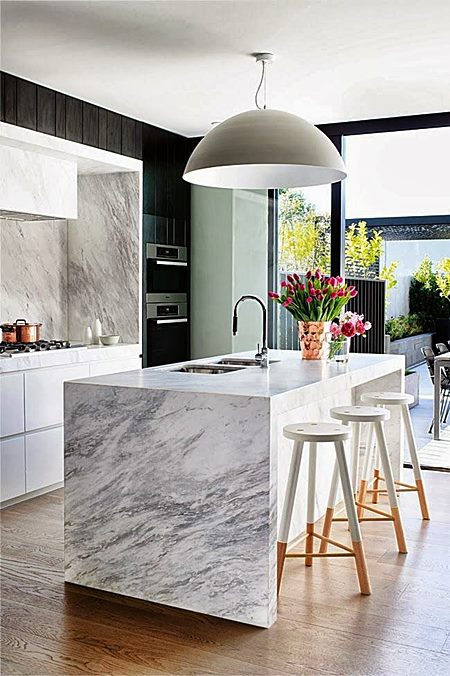Uma ilha na cozinha - Simples Decoração