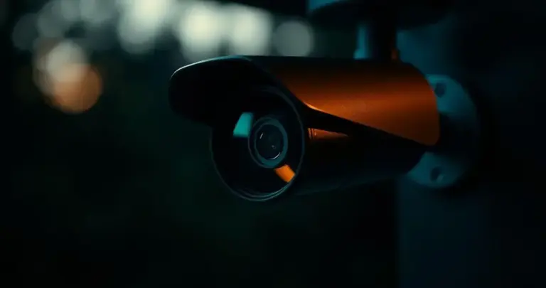 câmera de segurança noturna